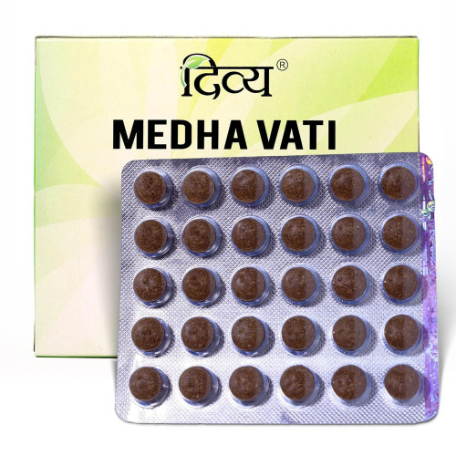 Медха Ваті Патанджалі, 120 таб, поліпшення мозкової функції, Medha Vati Extrapower Patanjali