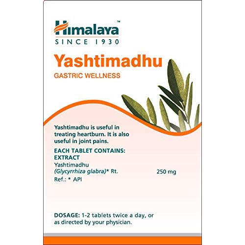 Яштімадху, корінь солодки, Хімалая 60 таб, Yashtimadhu Himalaya 60 tab