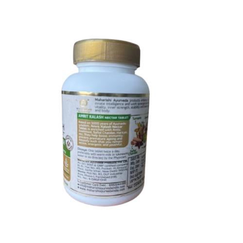 Махариши Амріт Калаш 37 трав, 60 таб, тонуса нервной системы, Amrit Kalash Maharishi Ayurveda