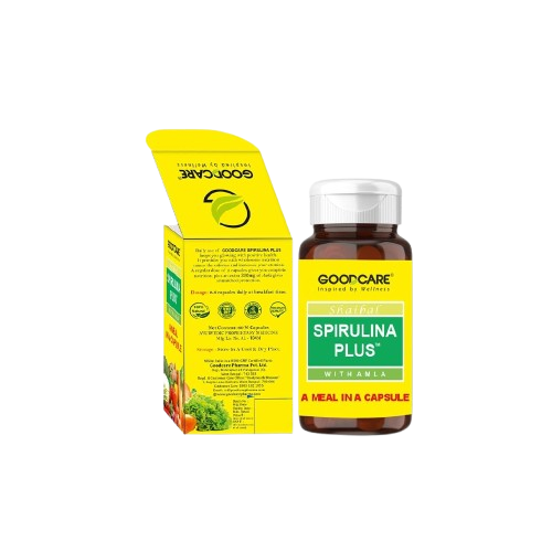 Спіруліна Плюс, Гудкеар, 60 пігулок, Spirulina Plus, Goodcare
