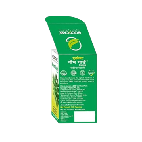 Нім Гард Гуд Кейр, Бад'янатх, Neem Guard Goodcare, Baidyanath, 60 капсул, засіб для очищення крові 