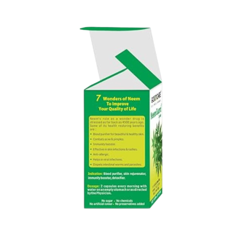 Нім Гард Гуд Кейр, Бад'янатх, Neem Guard Goodcare, Baidyanath, 60 капсул, засіб для очищення крові 