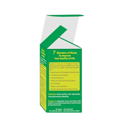 Нім Гард Гуд Кейр, Бад'янатх, Neem Guard Goodcare, Baidyanath, 60 капсул, засіб для очищення крові 